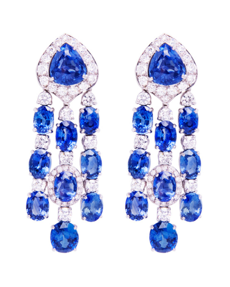 Colored stones | Earrings | Collections | Ella Gafter